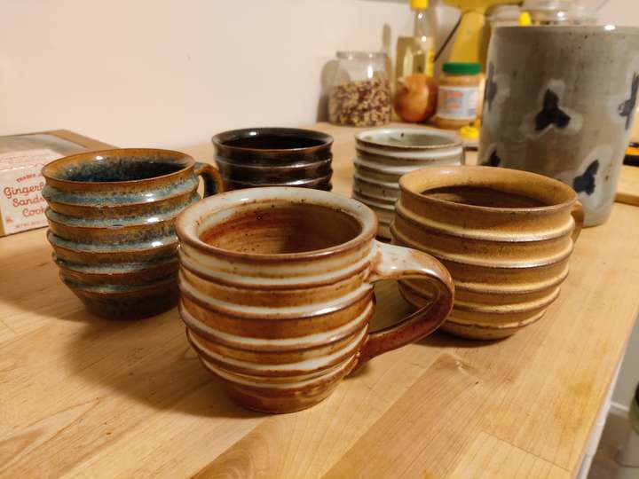 Several mugs